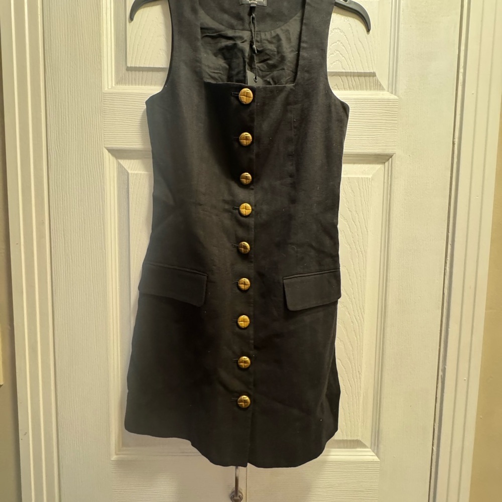 Rag & Bone Black Sleeveless Dress Mariana Sleeveless Textured Minidress - Picture 6 of 7